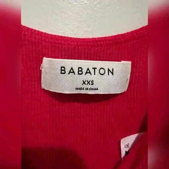 Aritzia Babaton Red Bodysuit - Picture 3 of 6